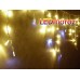Уличная Гирлянда 6 метров Бахрома 20-40-60 см Тепло-белый свет с мерцающими светодиодами