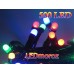 Цветная светодиодная гирлянда 500 LED нить 25 метров Черный кабель