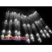 Белые LED гирлянды Тающие светодиодные сосульки 8 шт 45 см 